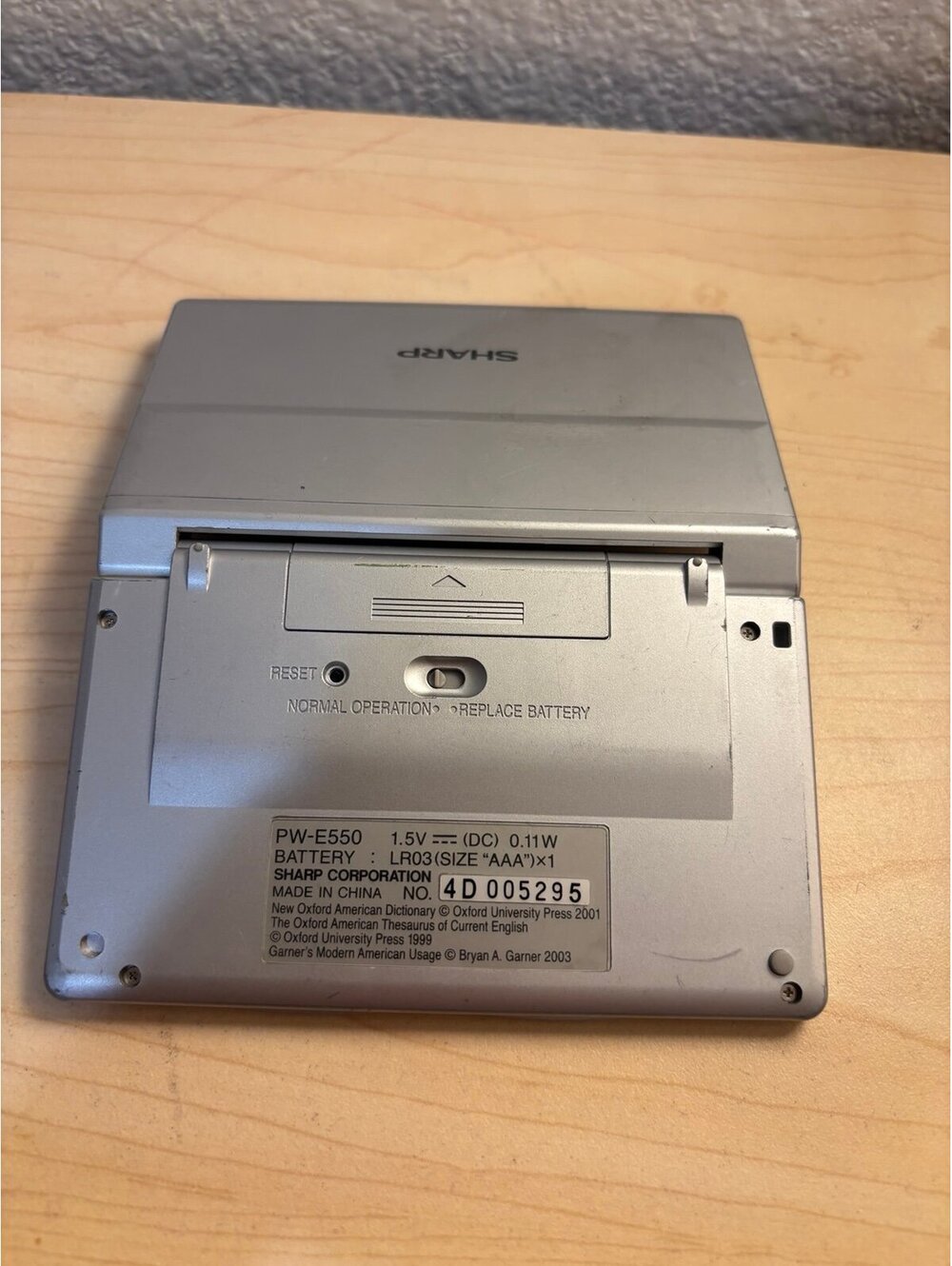 Sharp dictionary PW-E550 - Picture 3 of 3